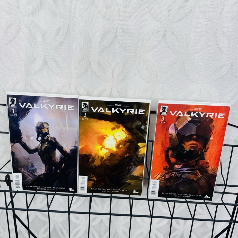 Eve Valkyrie 1-3 Lot Dark Horse Comics‎ Brian Wood Eduardo Francisco 2015